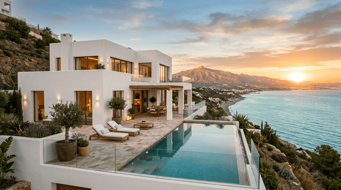 Luxusvilla an der Costa del Sol – Steuern beim Immobilienkauf in Spanien 2026