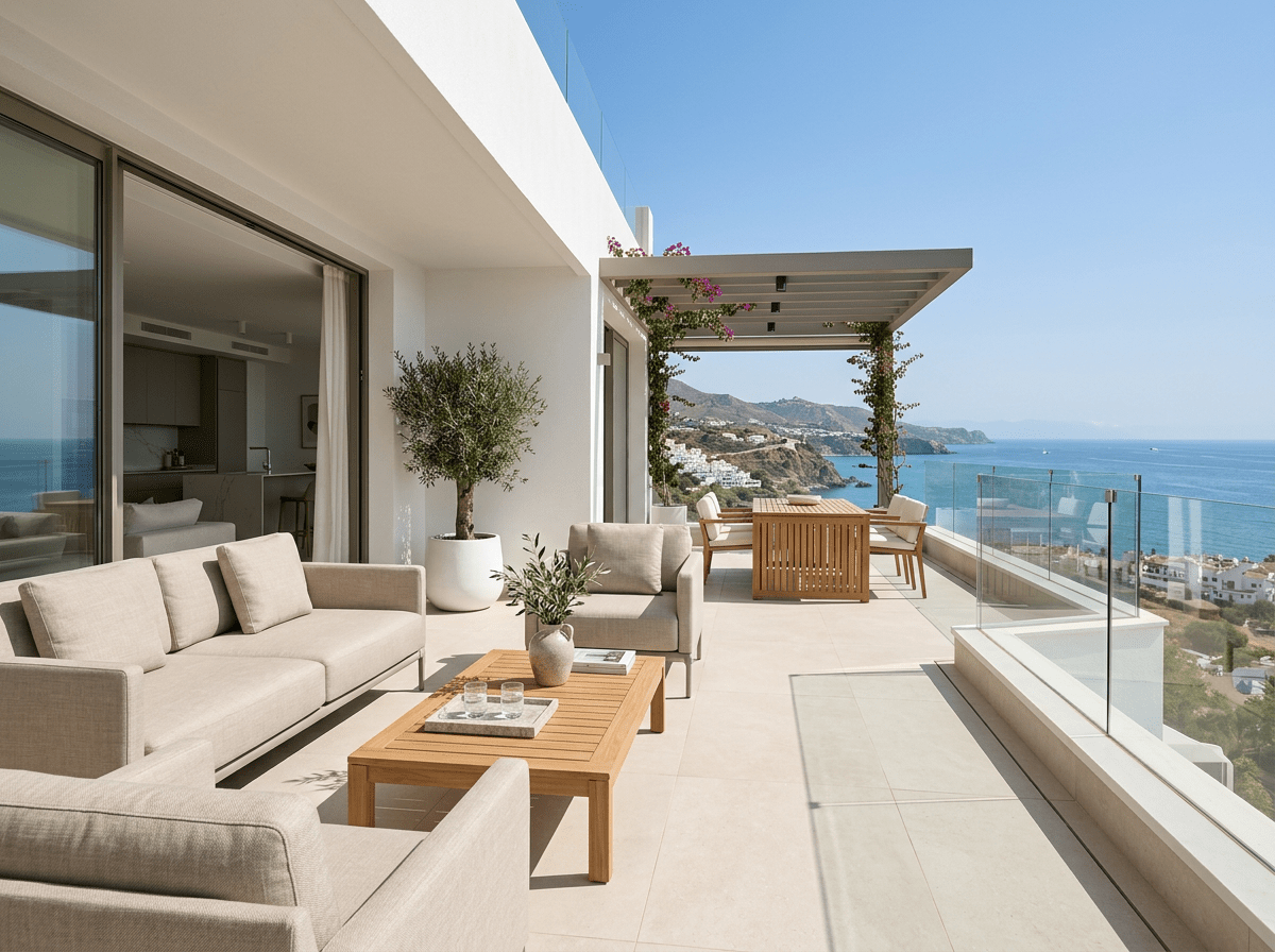 Fertiggestelltes Neubau-Apartment mit Meerblick an der Costa del Sol