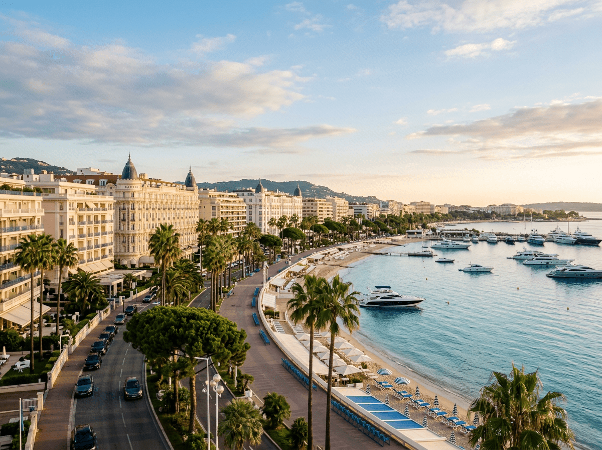 Costa del Sol vs. Côte d'Azur: Immobilien-Marktvergleich 2026 4 Luxusimmobilien an der Strandpromenade Croisette in Cannes an der Côte d'Azur
