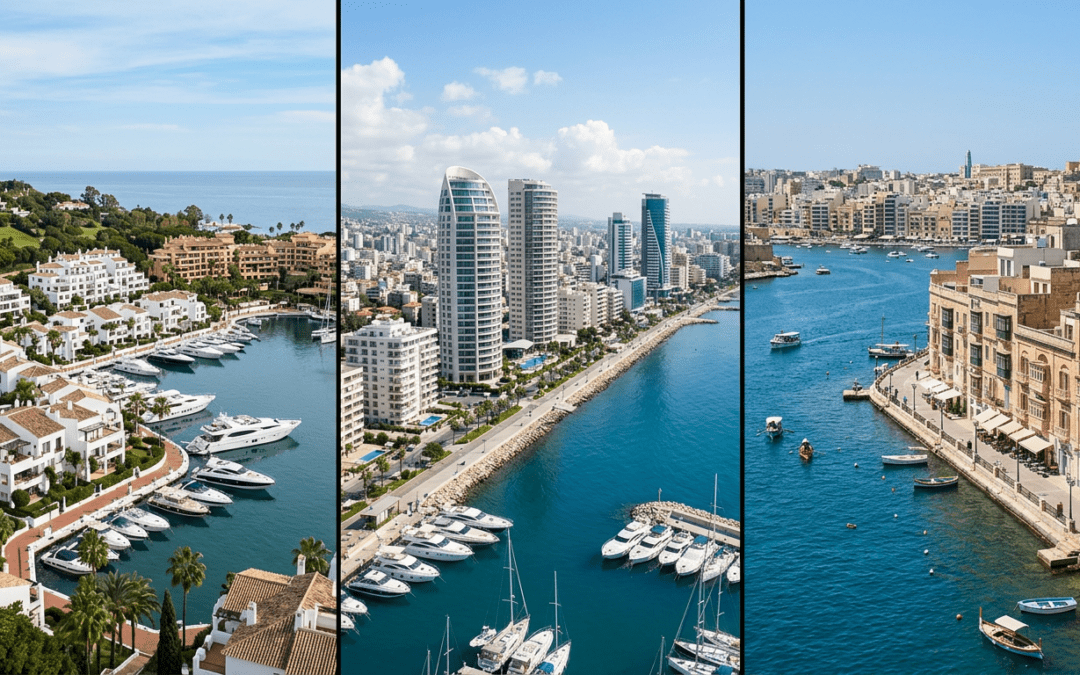 Costa del Sol vs. Zypern & Malta: Immobilien-Marktvergleich 2026