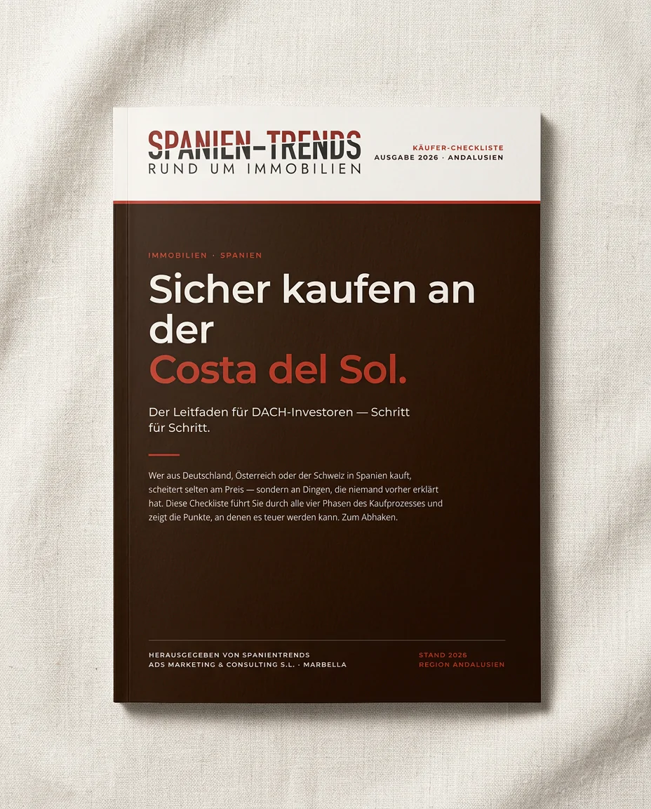 Käufer-Checkliste Spanien 2026 – Sicher kaufen an der Costa del Sol